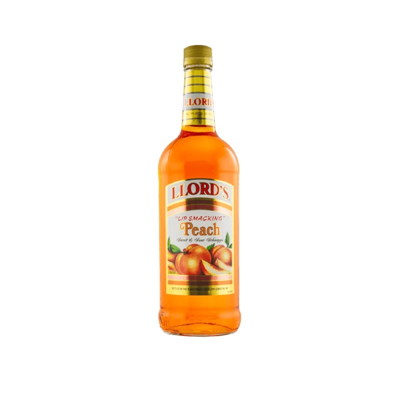 Llord's Sweet & Sour Peach Schnapps Liqueur 750 ML