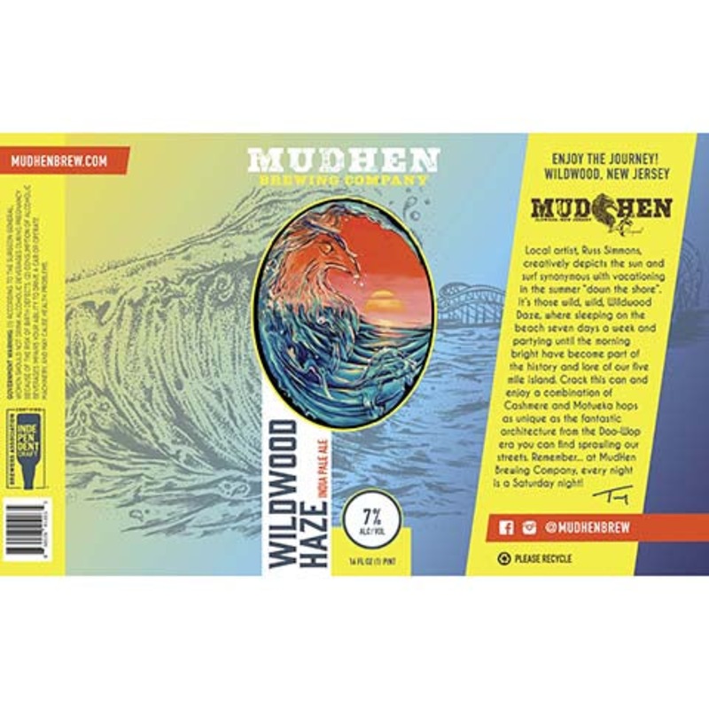 Mudhen Wildwood Haze IPA 16OZ SINGLE CAN