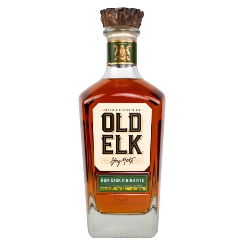 OLD ELK STRAIGHT RYE WHISKEY RUM CASK FINISH 101 750ML 750ML