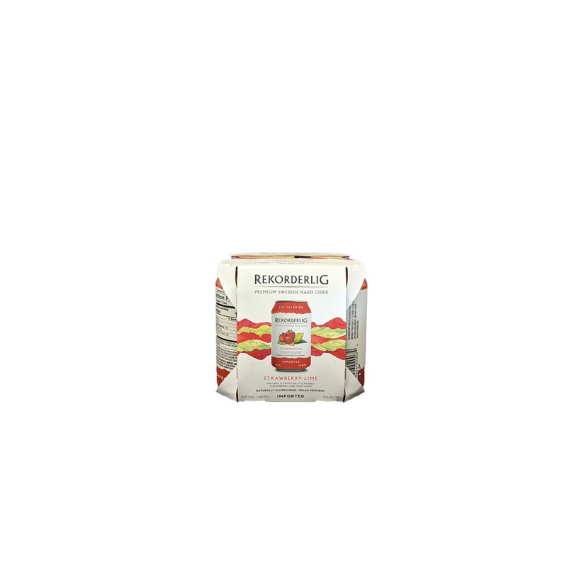 Rekorderlig Strawberry Lime Cider 4 Pack Cans