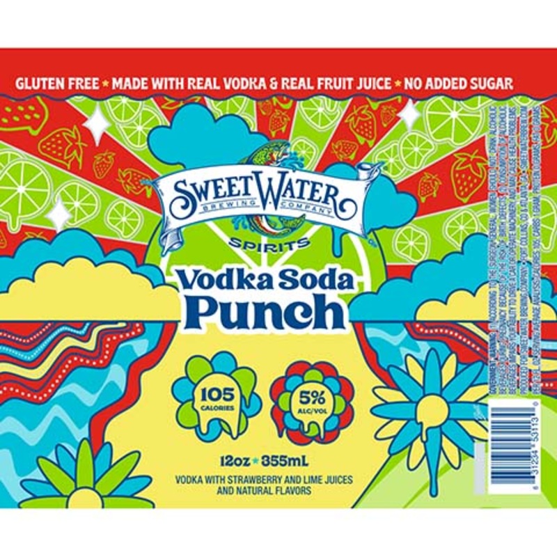 Sweetwater Punch Vodka Soda 12OZ SINGLE BTL