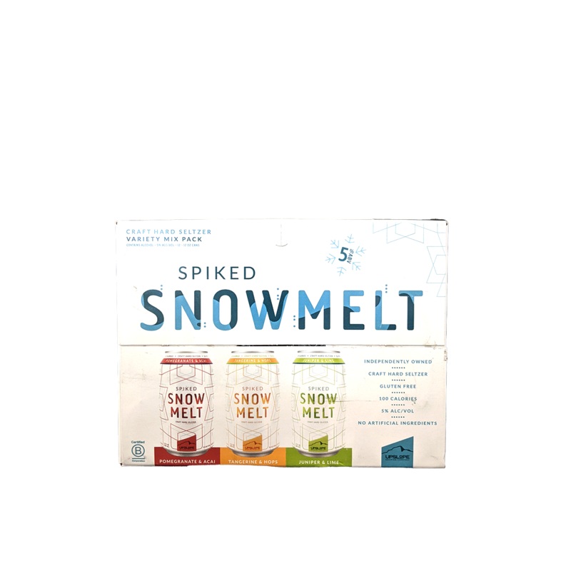 Upslope Snowmelt Spiked Hard Seltzer 12 Pack Cans