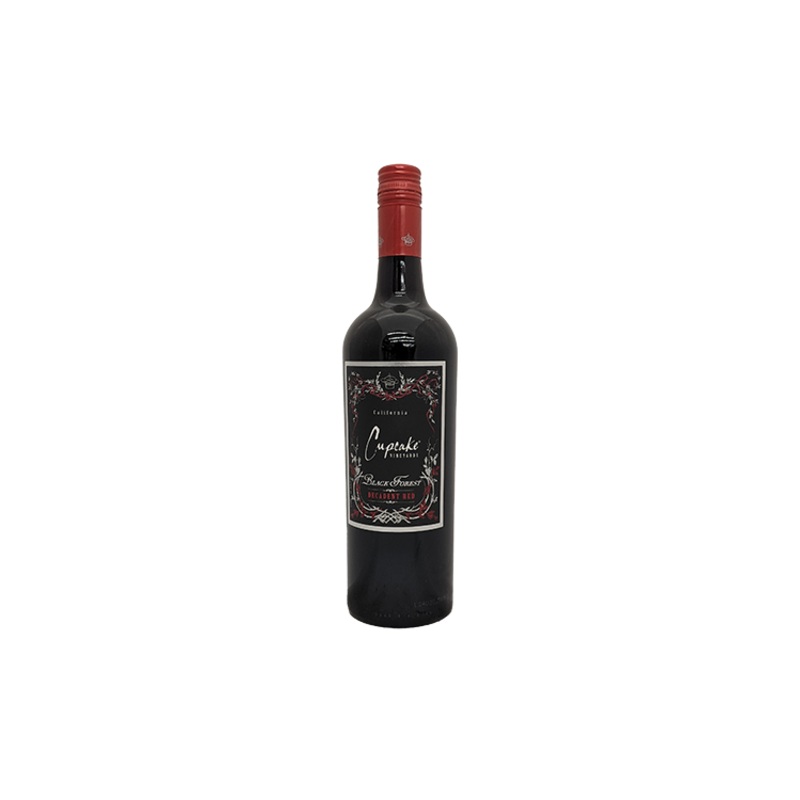 Cupcake Black Forest Decadent Red Blend 750ML
