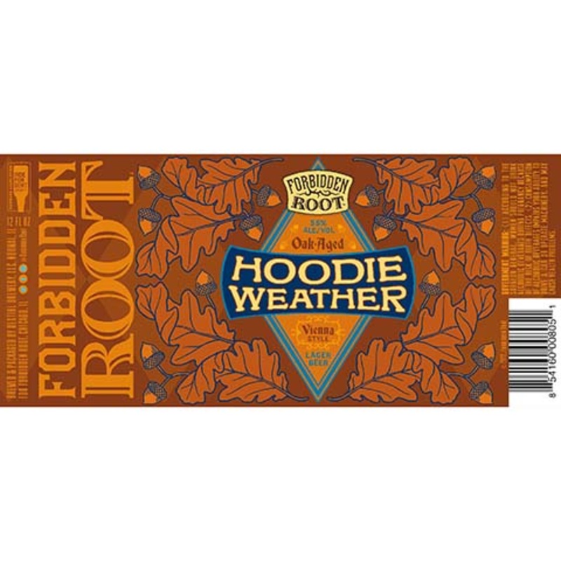 Forbidden Root Hoodie Weather Lager 16OZ SINGLE CAN