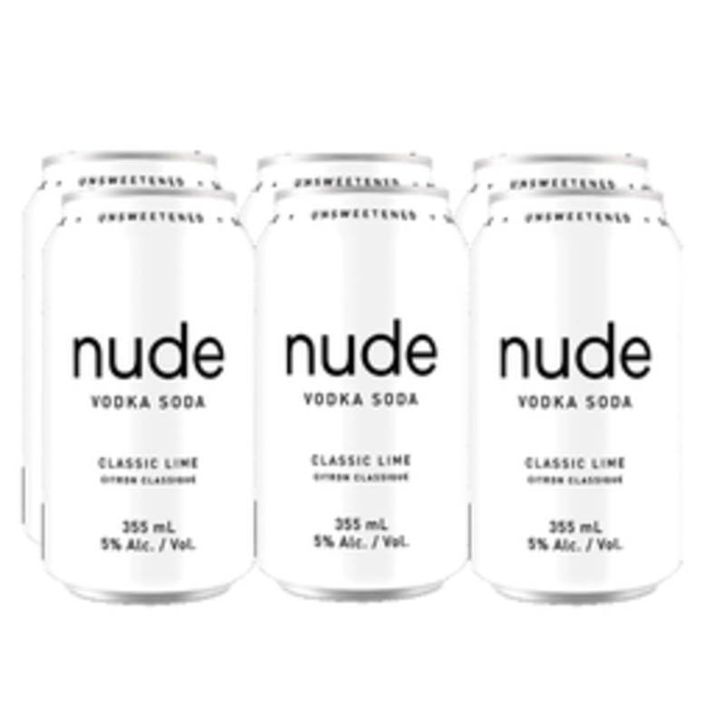 NUDE VODKA SODA CLASSIC LIME