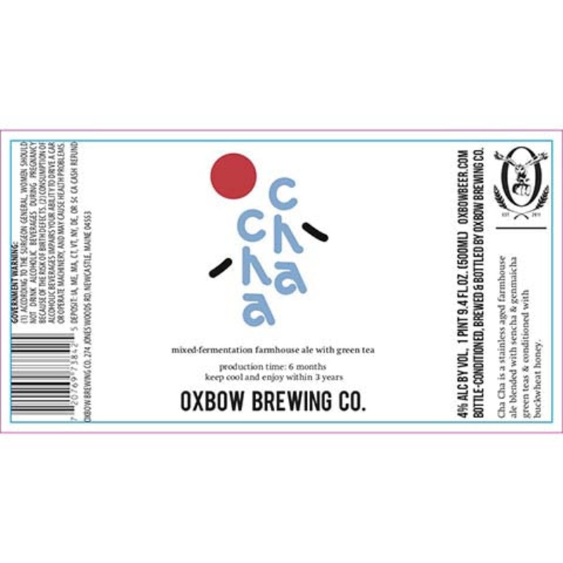 Oxbow Cha Cha Farmhouse Ale 500ML BTL