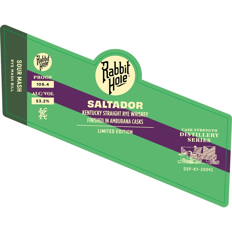 Rabbit Hole Saltador Double Barrel Amburana Cask Strength Rye