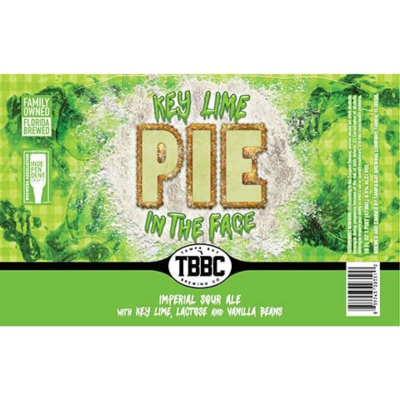 Tampa Bay Key Lime Pie In The Face Imperial Sour Ale 16OZ SINGLE CAN