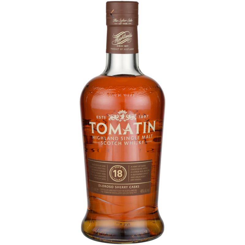 TOMATIN SINGLE MALT SCOTCH 18 YR 92 750ML 750ML