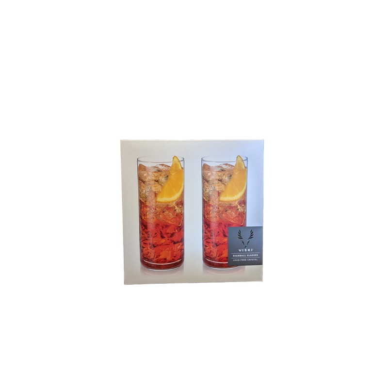 Viski Crystal Highball Glasses