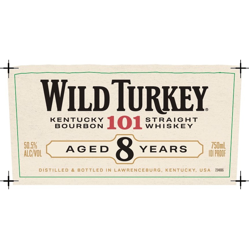 Wild Turkey 101 8 Year Kentucky Straight Bourbon Whiskey