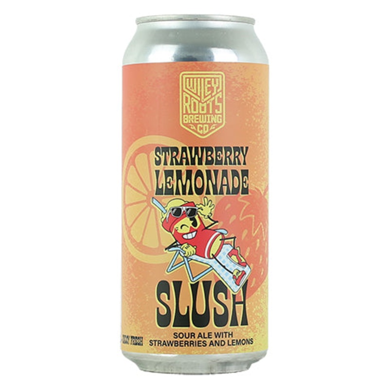 Wiley Roots Strawberry Lemonade Slush Light Sour Ale 16OZ SINGLE CAN