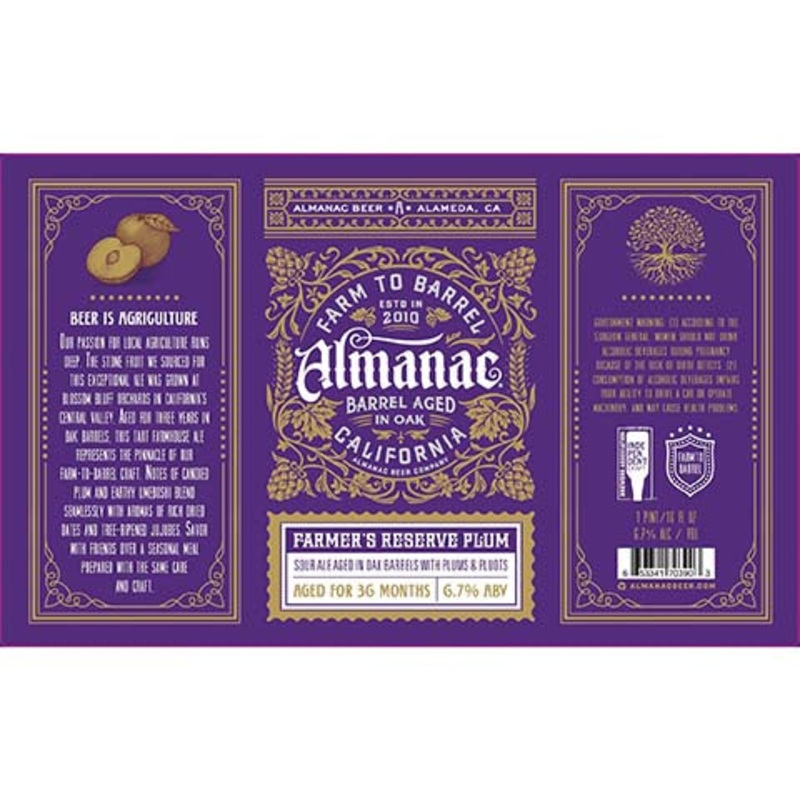 Almanac Farmer's Reserve Plum 16OZ SINGLE CAN