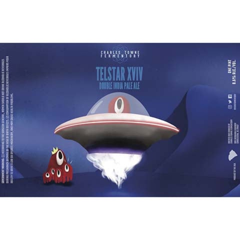 Charles Towne Fermentory Telstar XVIV DIPA 16OZ SINGLE CAN