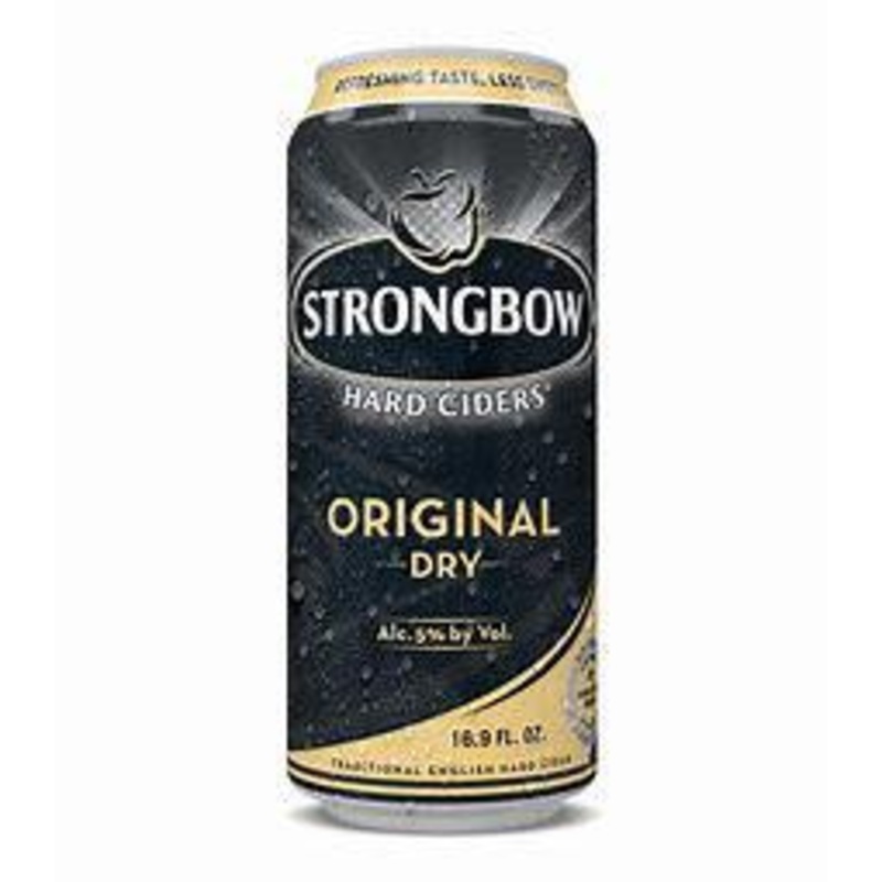 Cider Strongbow 4pk can Dry