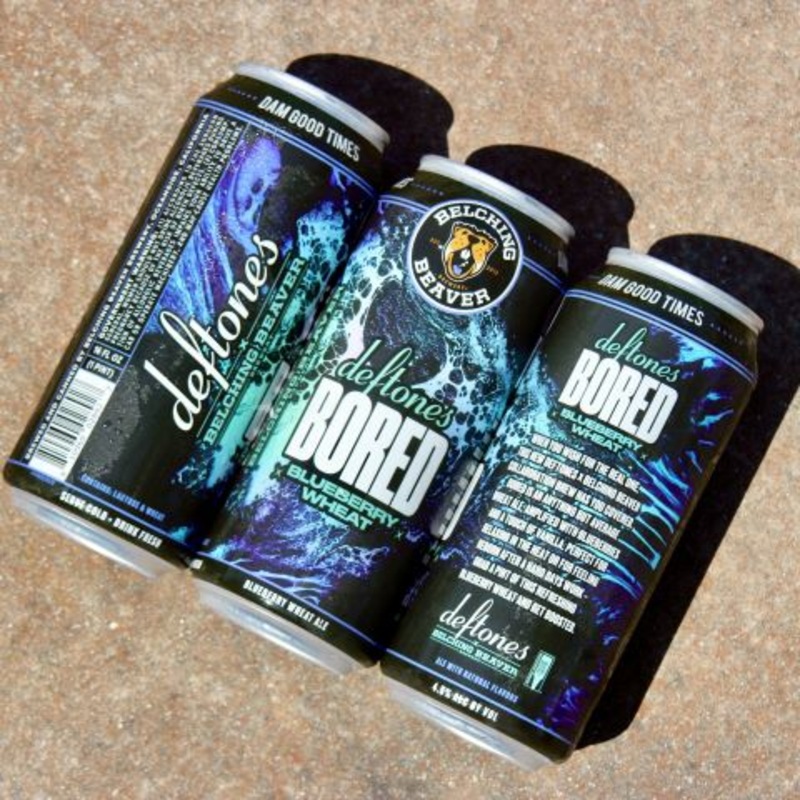 Deftones Bored Blueberry Wheat Ale (Belching Beaver) 12PK 16OZ CAN