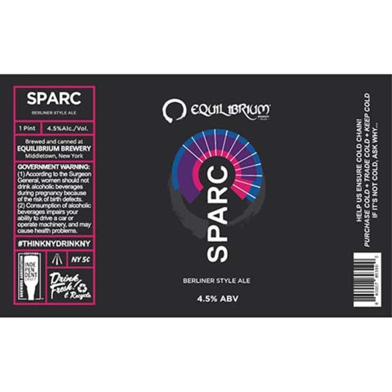 Equilibrium Sparc Berliner Style Ale 16OZ SINGLE CAN