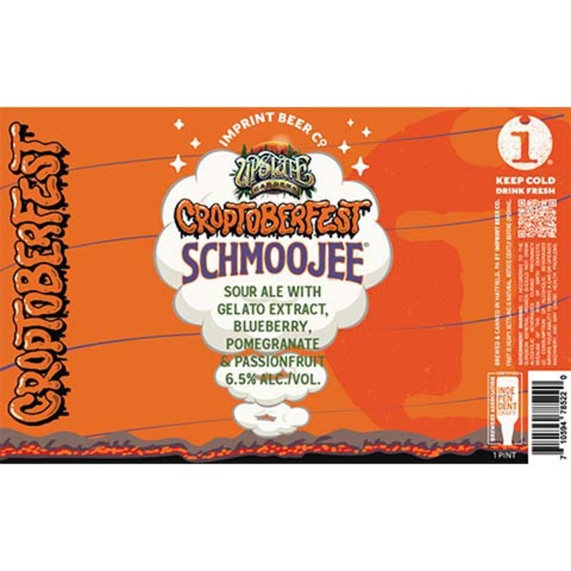 Imprint Upstate Gardens Croptoberfest Schmoojee Sour 16OZ SINGLE CAN