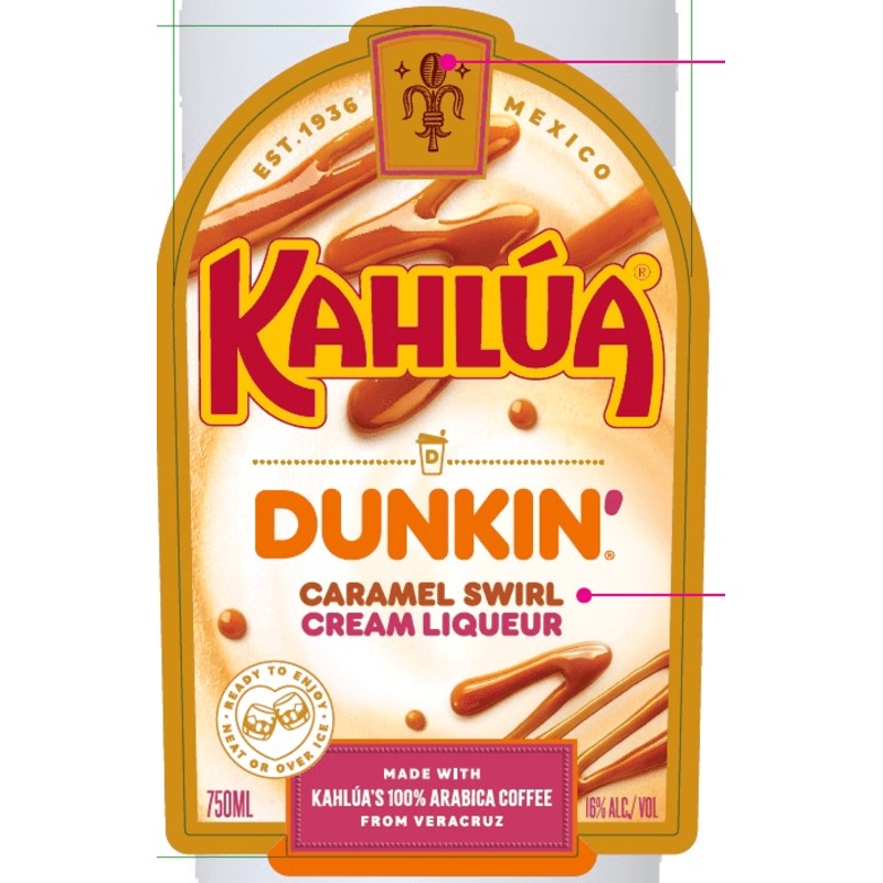 Kahla Dunkin Caramel Swirl Cream Liqueur