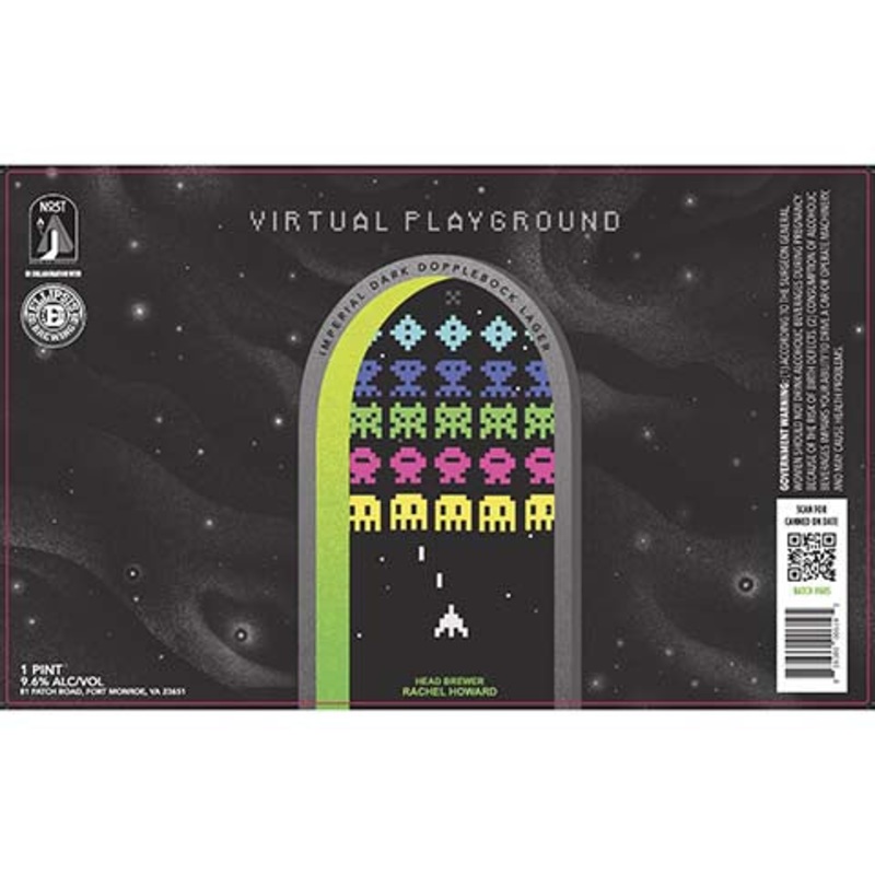 Nost Virtual Playground Imperial Dark Dopplebock Lager 16OZ SINGLE CAN