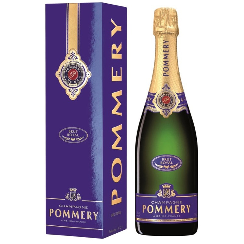 POMMERY CHAMPAGNE BRUT ROYAL W/ GIFT BOX 750ML 750ML