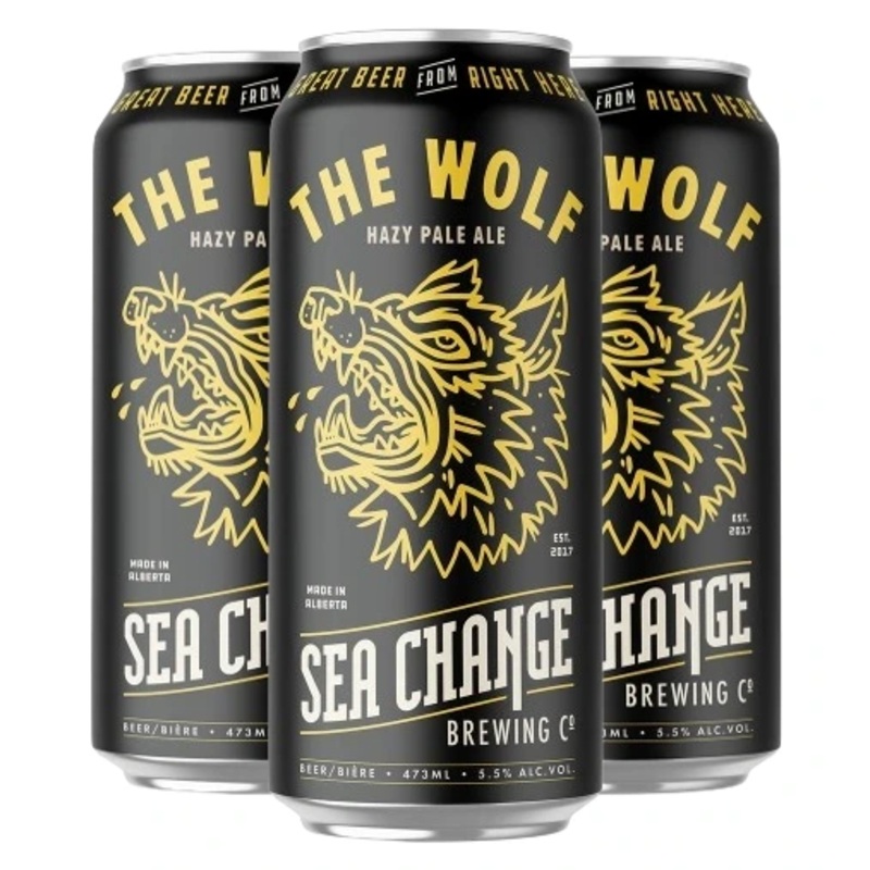 SEA CHANGE THE WOLF HAZY PALE ALE 473ML 4PK CAN @ Kelowna [1023743] 1892 ml