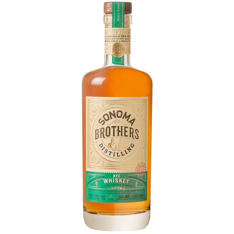Sonoma Brothers Distilling Rye Whiskey
