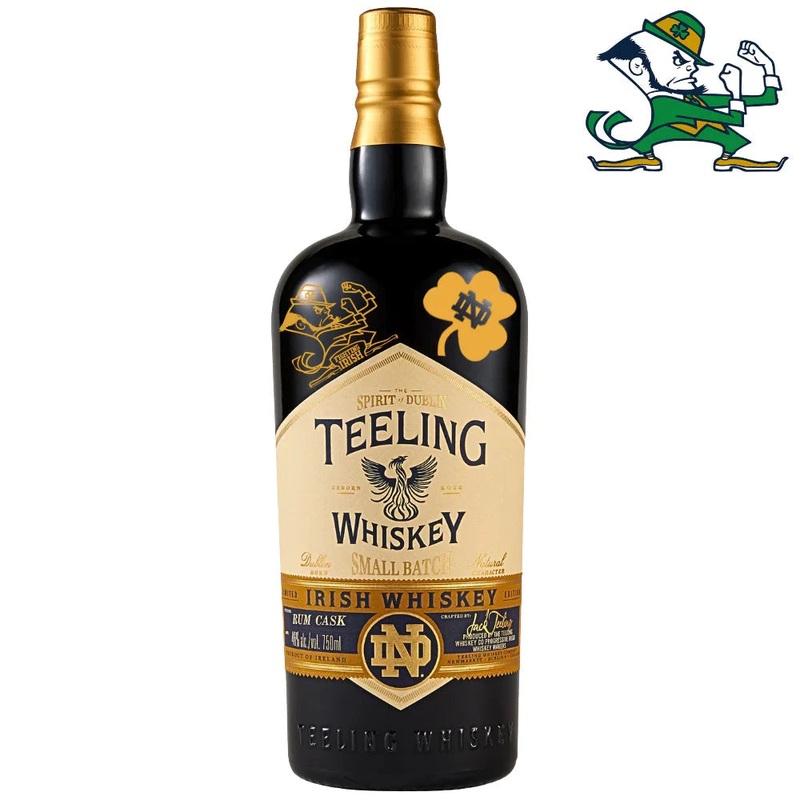 Teeling X Notre Dame Small Batch Irish Whiskey Limited Edition 2025 W/ Logo Engraving