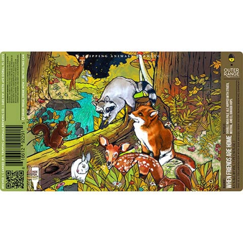 Tripping Animals When Friends Are Home DIPA 16OZ SINGLE CAN