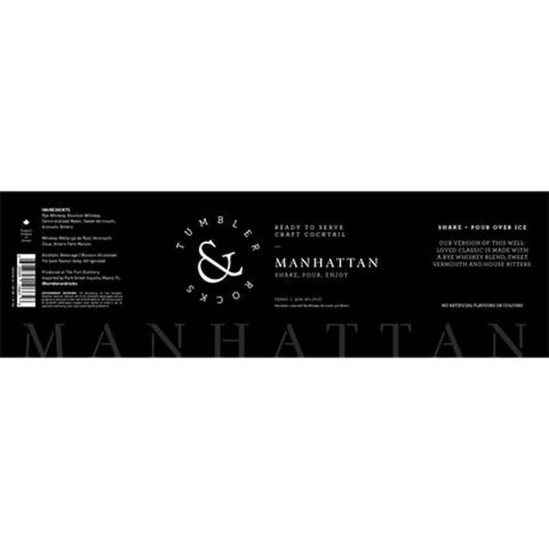 Tumbler & Rocks Manhattan 750ML BTL