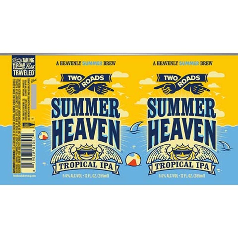 Two Roads Summer Heaven Tropical IPA 12OZ SINGLE CAN