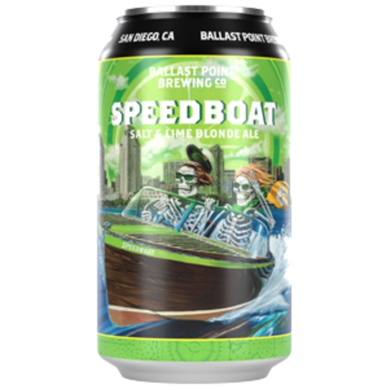 Ballast Point Speed Boat Salt & Lime Blonde Ale 24 - 12oz Cans, 6 Pack