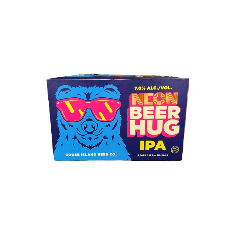 Goose Island Neon Beer Hug IPA 6 Pack Cans