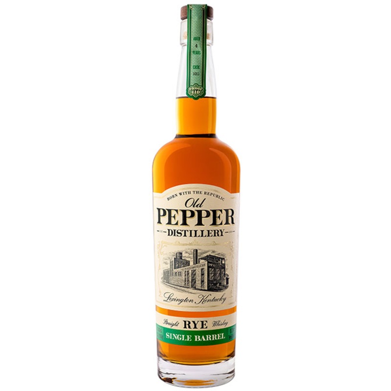 OLD PEPPER SINGLE BARREL RYE (BRL PROOF) 750 mL