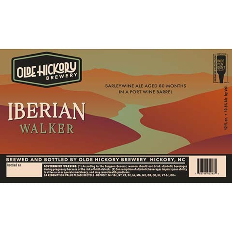 Olde Hickory Iberian Walker Barleywine Ale 12OZ SINGLE BTL