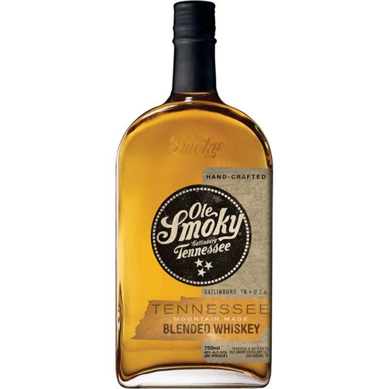 OLE SMOKY BLENDED AMERICAN WHISKEY MOUNTAIN MADE 80 750ML 750ML