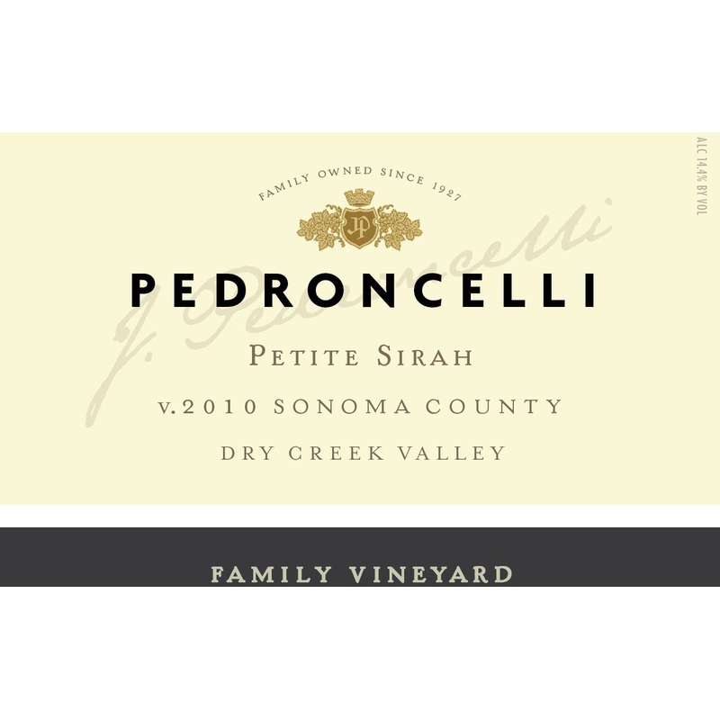 PEDRONCELLI PETITE SIRAH FAMILY VINEYARD 2020 750 mL