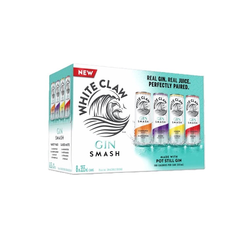 WHITE CLAW GIN SMASH VARIETY PACK 355ML 8PK CAN @ Kelowna [1056595] 2840 ml