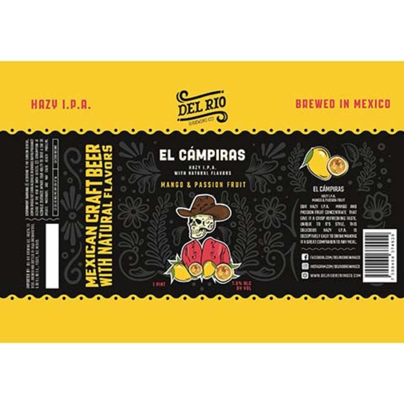 Del Rio El Campiras Hazy IPA 16OZ CAN