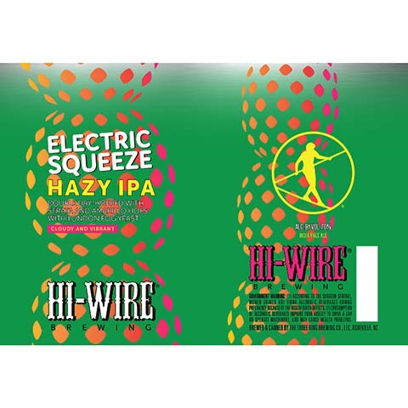 Hi-Wire Brewing Electric Squeeze Hazy IPA 16OZ SINGLE CAN