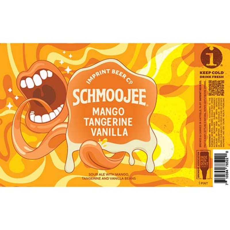 Imprint Schmoojee Mango, Tangerine, Vanilla Sour 16OZ SINGLE CAN