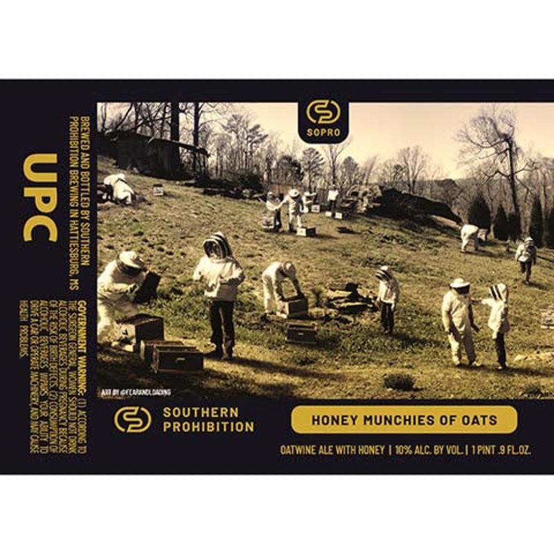 Southern Prohibition Honey Munchies of Oats Oatwine Ale 500ML BTL