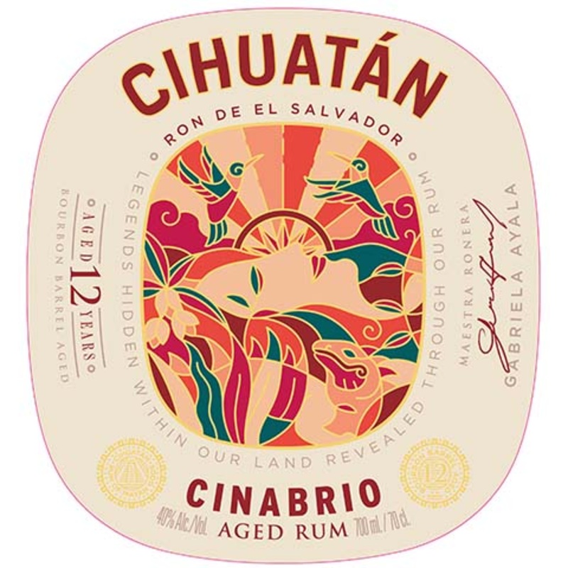 Cihuatan Cinabrio 12yr Rum 750ML BTL