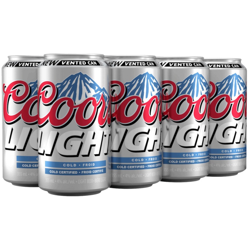 COORS LIGHT 8 Pack Cans 355 ML