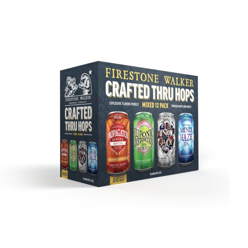 Firestone Walker Crafted Thru Hops Beer 12pk 12 fl oz Cans