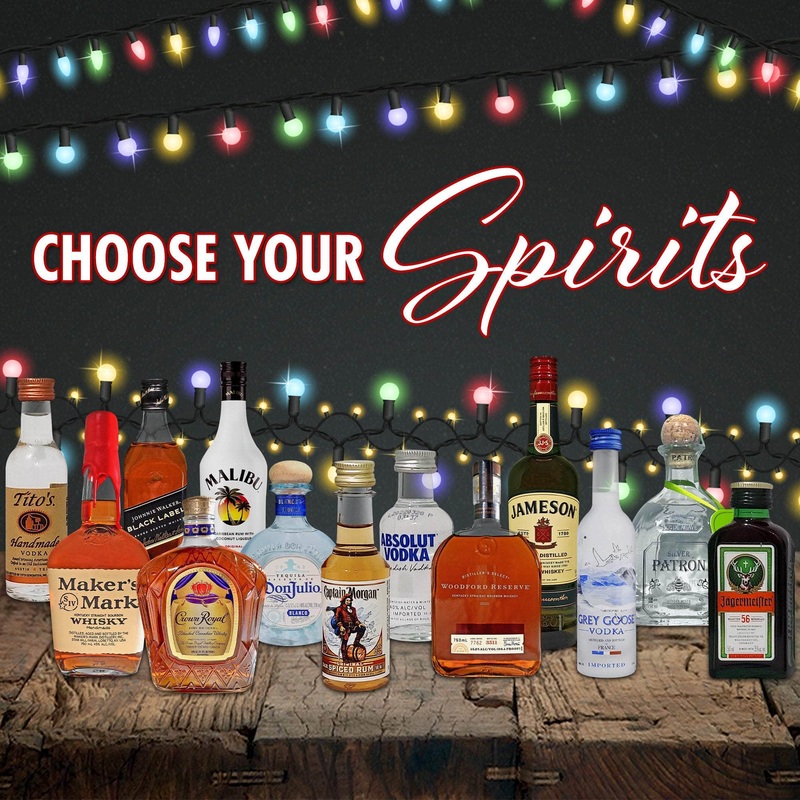 Happy Birthday Gift Basket - Choose Your Spirits Captain Morgan Spiced Rum