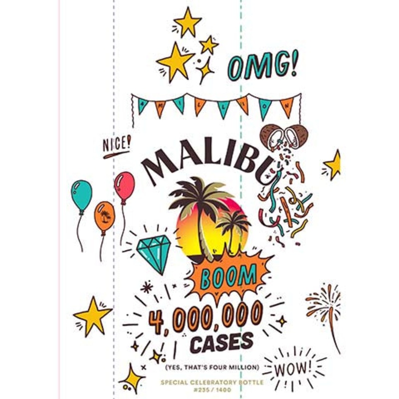 Malibu 4,000,000 Rum 750ML BTL