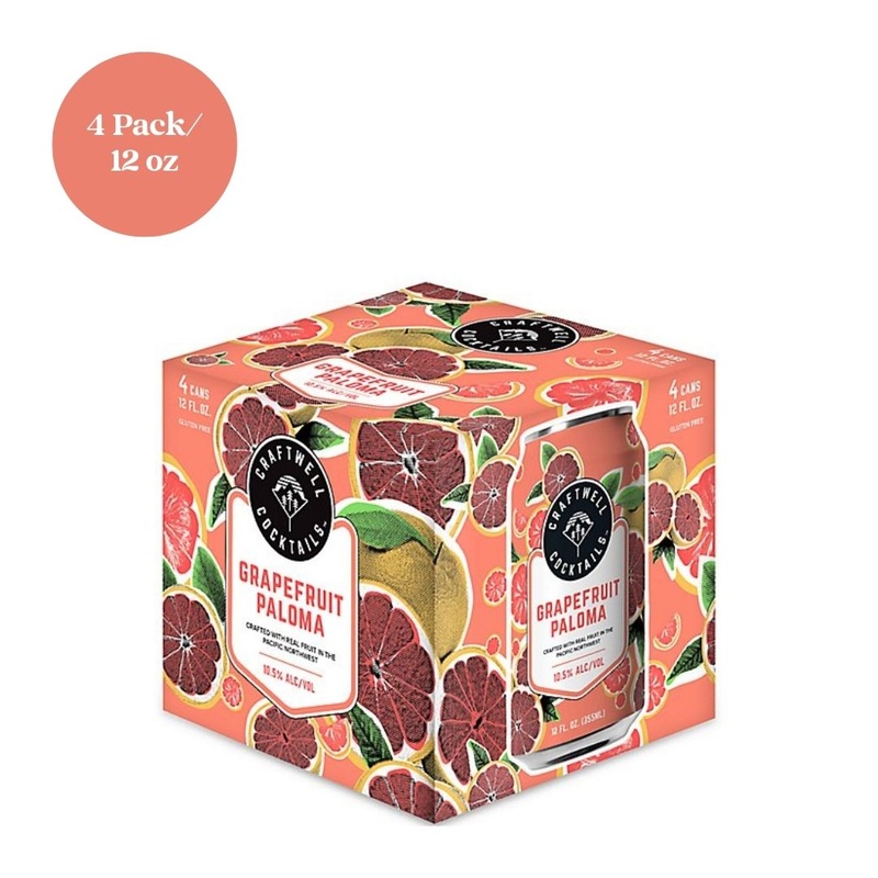 Craftwell Grapefruit Punch RTD Cocktail 4pk 12 fl oz Cans