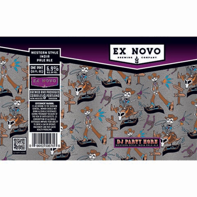 Ex Novo DJ Party Horn IPA 16OZ SINGLE CAN