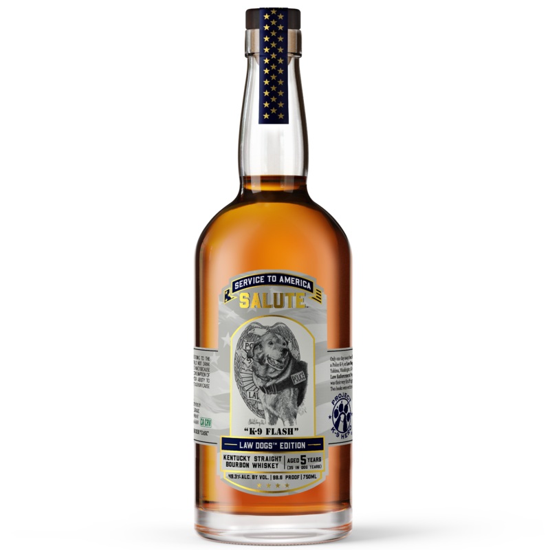 Service to America Salute Whiskey - Law Dogs K-9 Flash